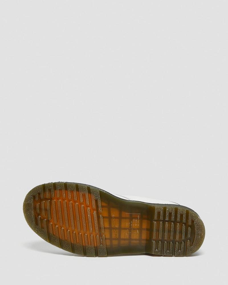 Dr Martens 1460 Smooth Læder Snørestøvler Dame Hvide | DK 207FDN